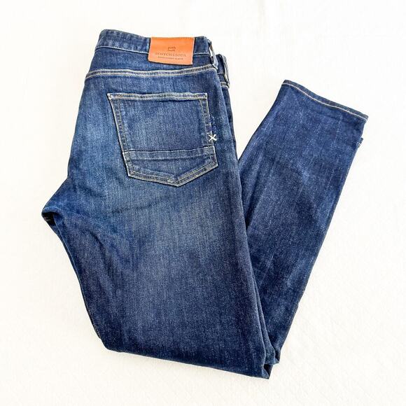 Scotch & Soda Ralston Button Fly Dark Wash Denim Jean Straight Leg Size 33 x 32 - Picture 10 of 10